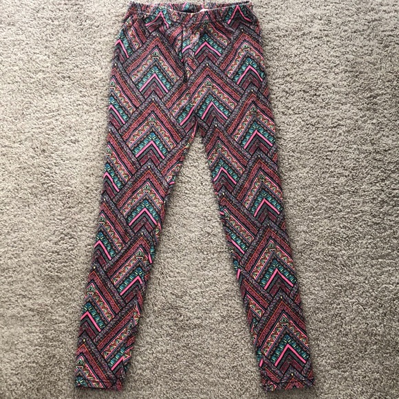 Xhilaration Small Multi-Color Pattern Leggings - Picture 1 of 2